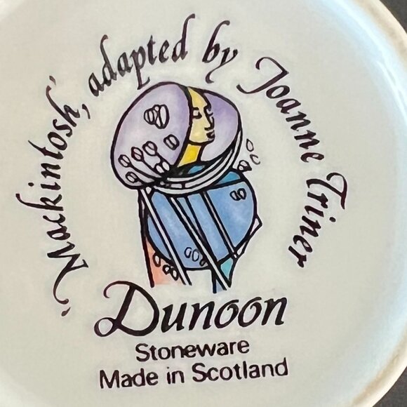 Vtg Dunoon "Mackintosh" Art Nouveau Style Cup / Mug Designed by Joanne Triner - Picture 13 of 13